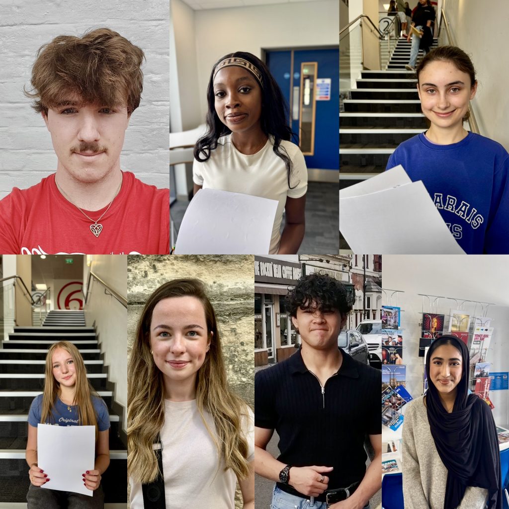 Students with GCSE Results 2025